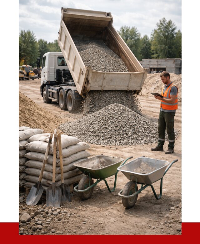 Доставка нерудных материалов в Славгороде от 1248 руб. | ПРОНЕРУДСлд