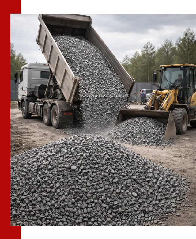 Доставка и продажа щебня гранитного в Славгороде