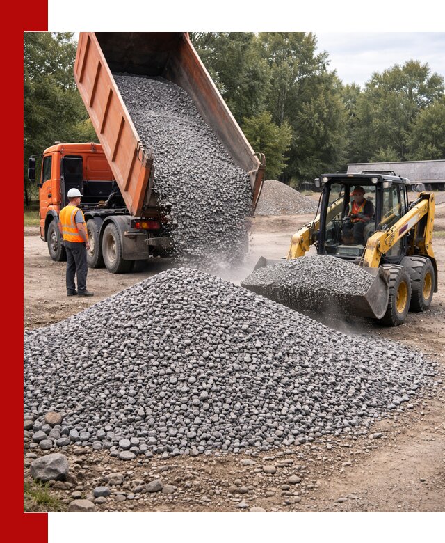 Купить гранитный щебень фракции 5–10 в Славгороде с доставкой