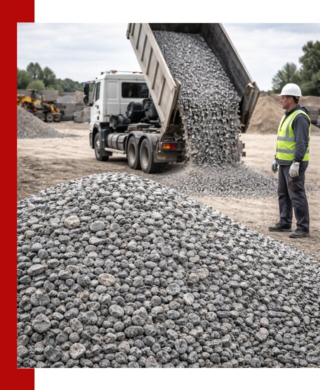 Доставка и продажа гранитного щебня фракции 5-20 в Славгороде