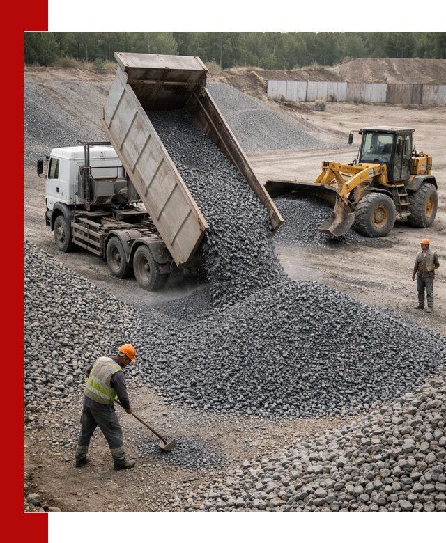 Щебень габбро-диабаз фр. 5-20 с доставкой в Славгороде