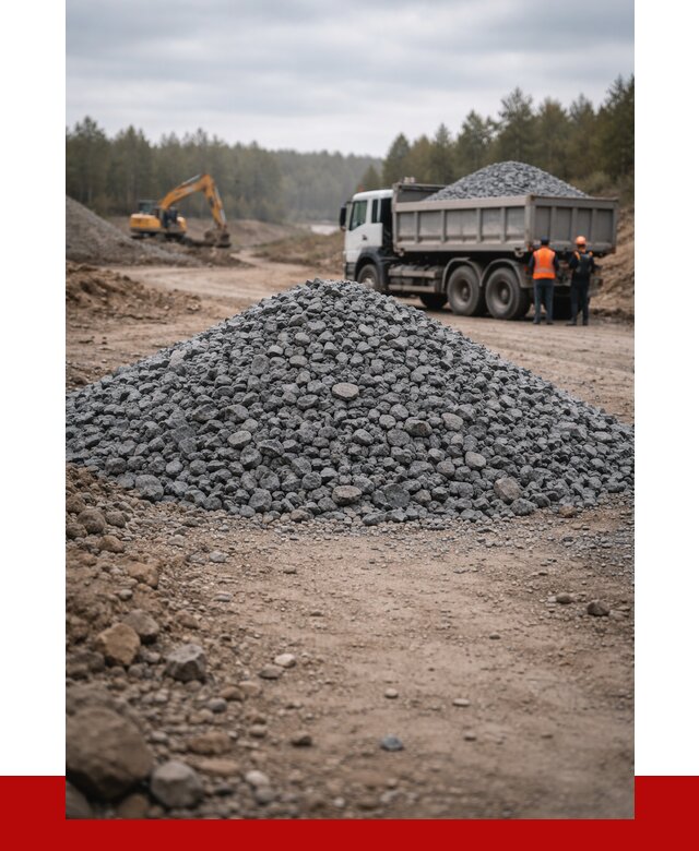 Щебень габбро диабаз фракция 40-70 в Славгороде от 2288 р-ПРОНЕРУДСлд