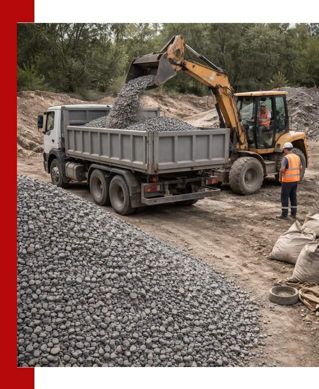 Доставка гравийного щебня в Славгороде оптом и в розницу