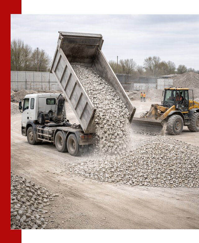 Доставка и продажа известнякового щебня в Славгороде