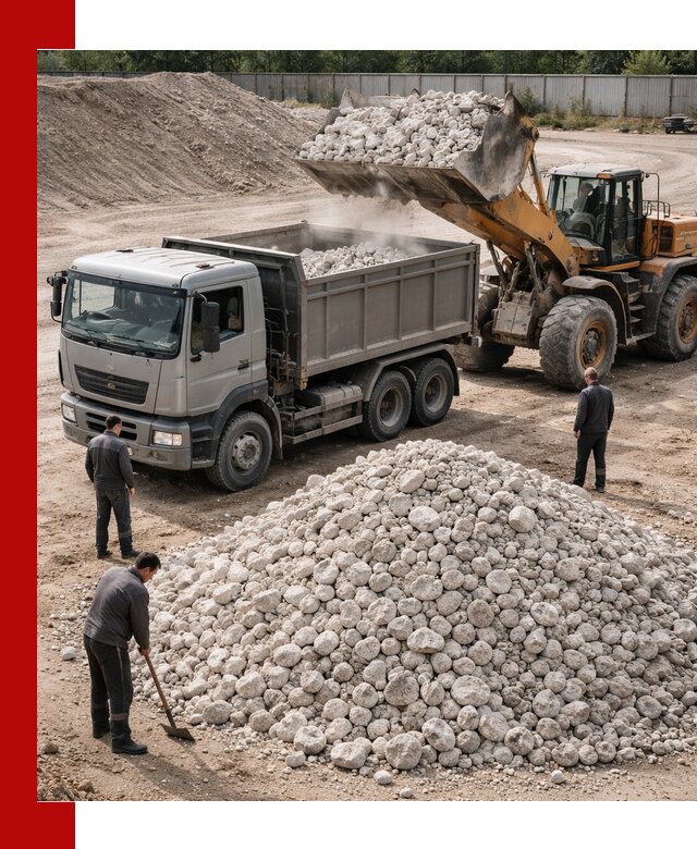 Известняковый щебень фракция 70–150 с доставкой в Славгороде