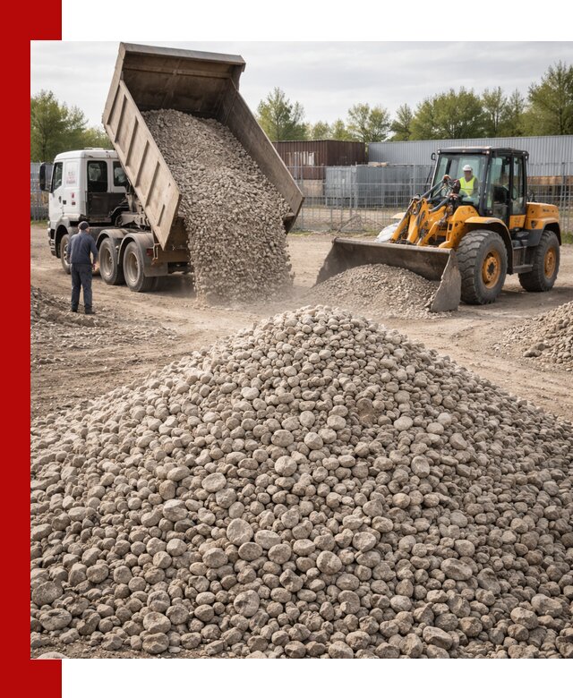 Доломитовый щебень фракции 20–41 с доставкой в Славгороде