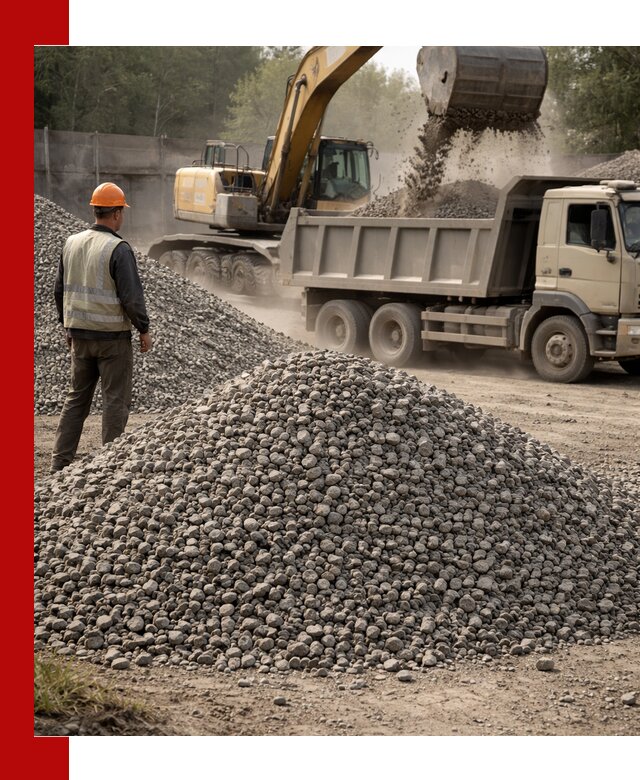 Шлаковый щебень фракция 5-20 с доставкой в Славгороде