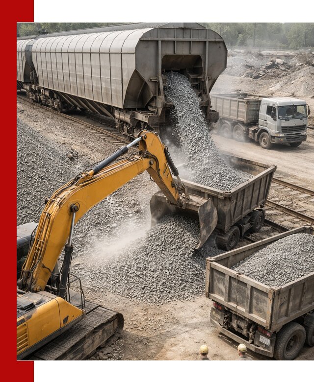 Доставка железнодорожного щебня в Славгороде крупными партиями быстрого отгруза