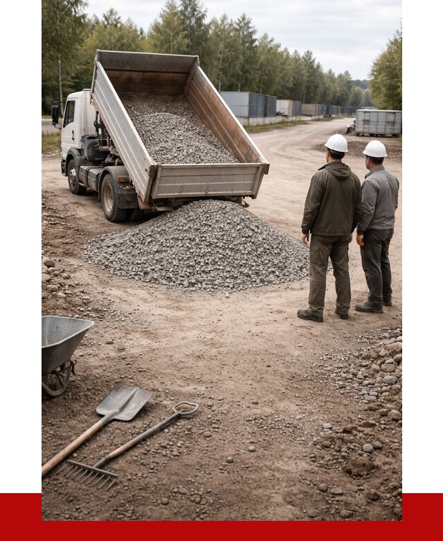 Бетонный щебень фракция 5-20 в Славгороде от 3328 р., ПРОНЕРУДСлд