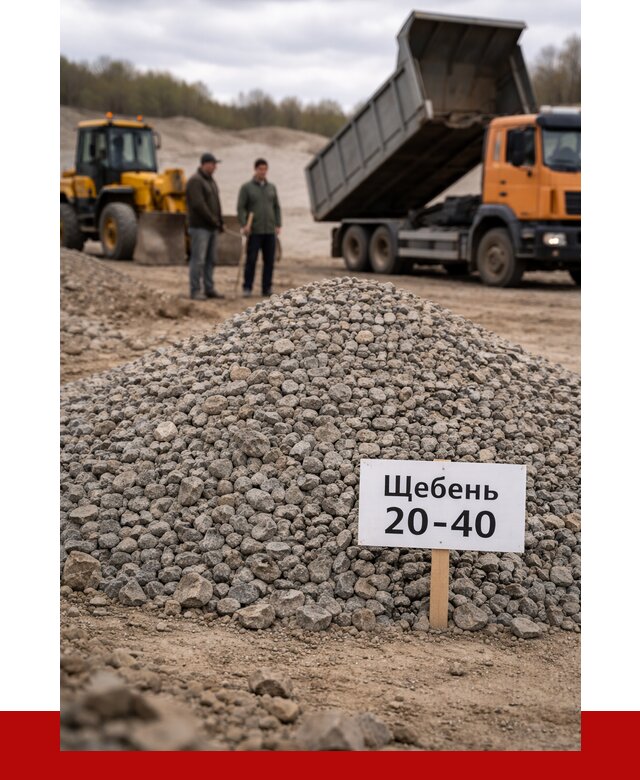 Бетонный щебень фракция 20-40 в Славгороде от 2548 р. | ПРОНЕРУДСлд