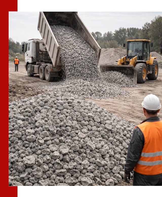 Доставка бетонного щебня фракции 20-40 в Славгороде