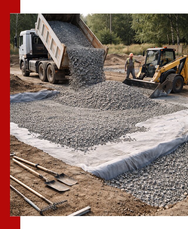 Щебень для фундамента с доставкой в Славгороде
