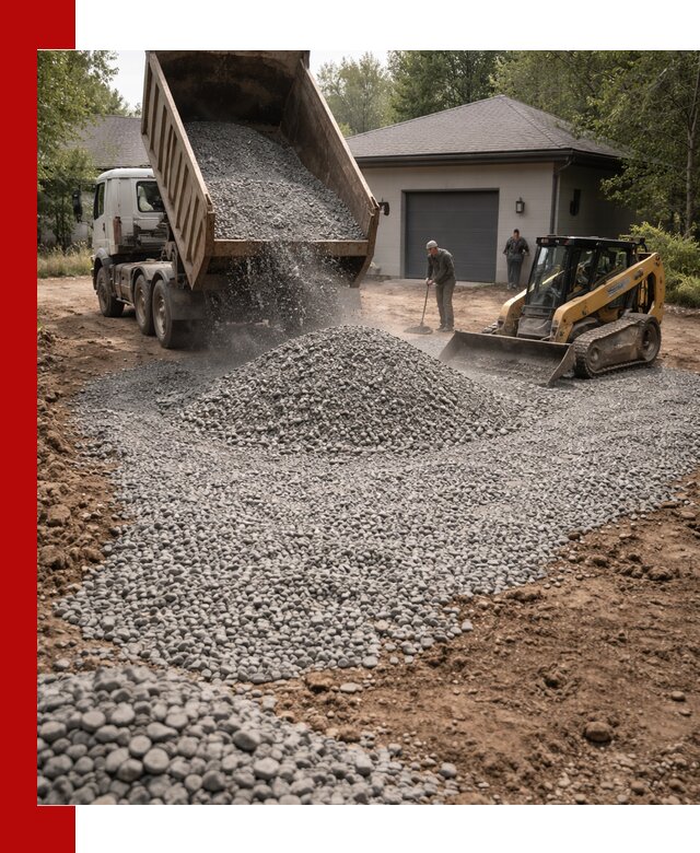 Щебень для парковки в Славгороде: доставка и укладка качественного материала
