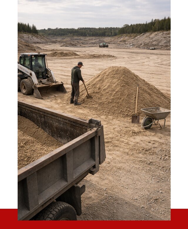 Карьерный песок среднезернистый в Славгороде, от 2288 р. ПРОНЕРУДСлд