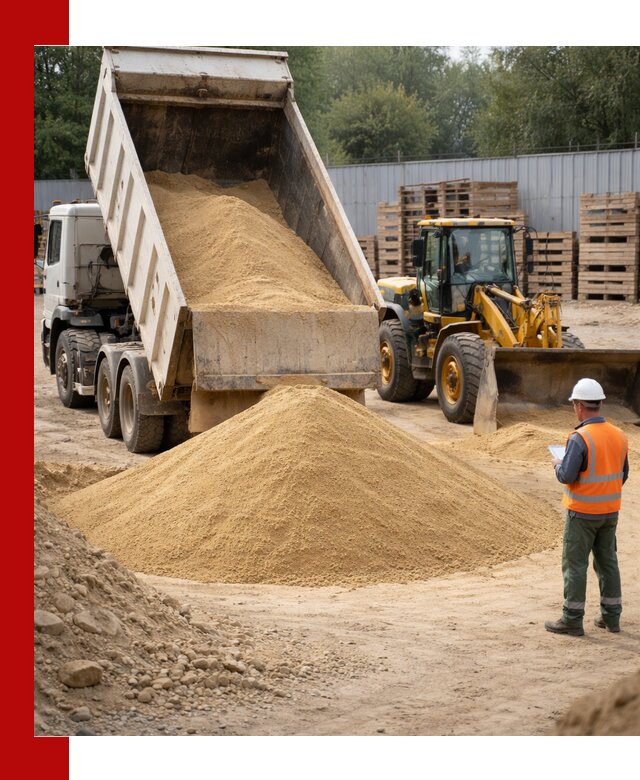Доставка карьерного мелкозернистого песка в Славгороде