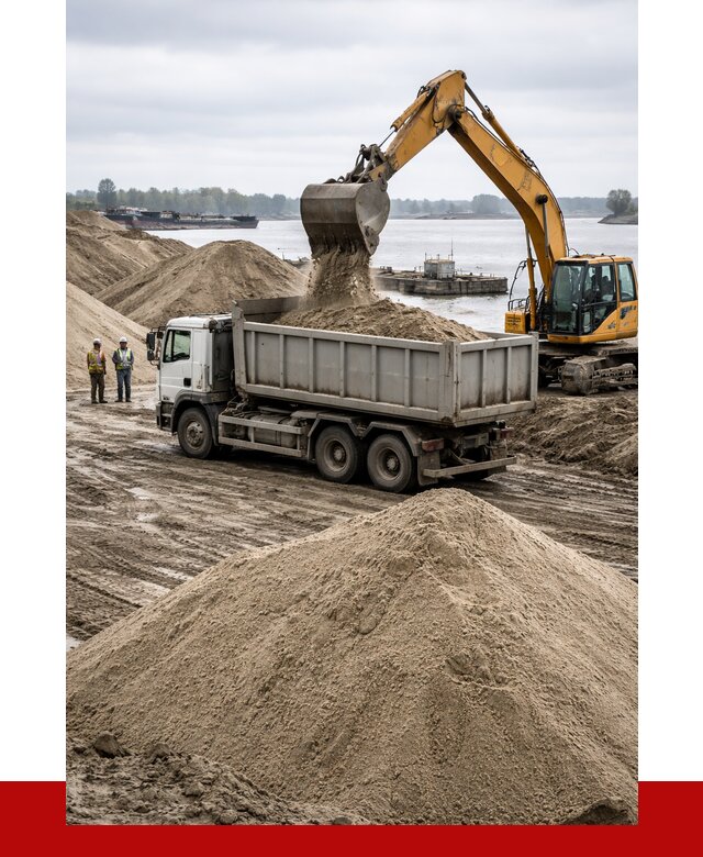 Купить речной песок навалом в Славгороде от 1872 р., ПРОНЕРУДСлд