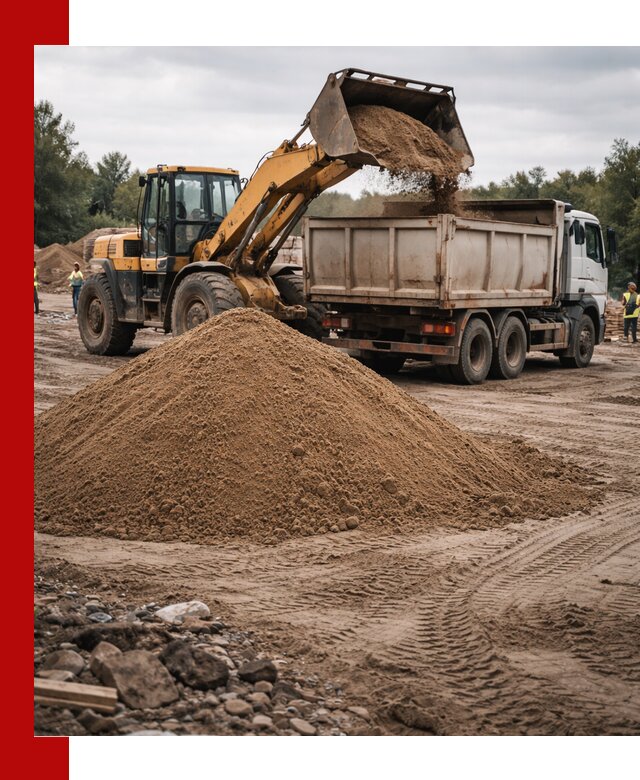 Доставка речного песка навалом в Славгороде быстро и выгодно