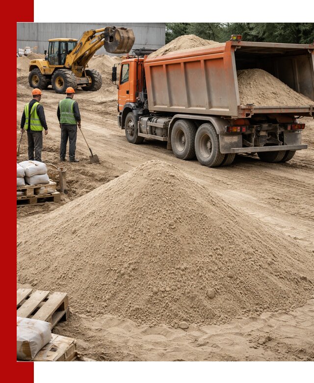 Доставка и продажа мытого речного песка в Славгороде