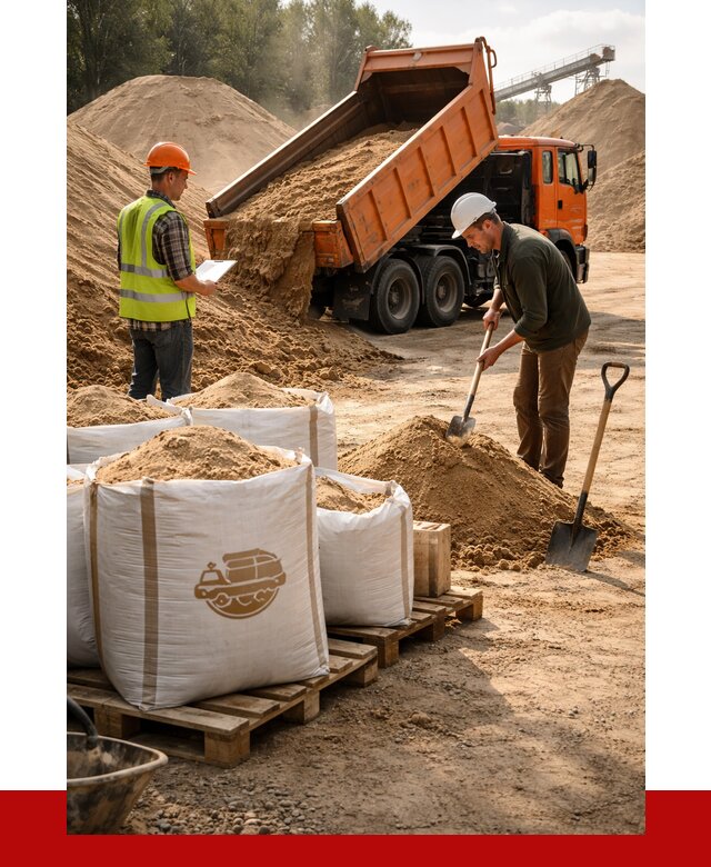 Строительный песок в Славгороде от 2288 р. с доставкой, ПРОНЕРУДСлд