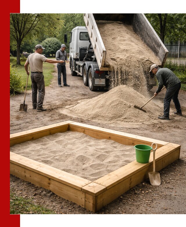 Песок для песочницы с доставкой в Славгороде недорого и чистый