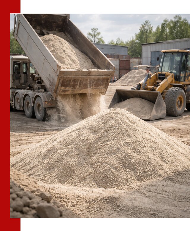Кварцевый песок с доставкой в Славгороде для строительных работ