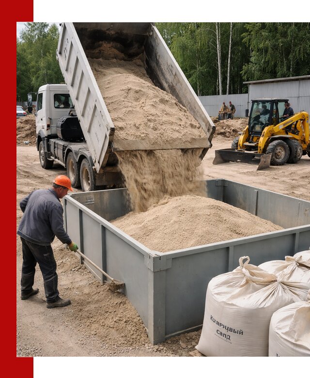 Кварцевый песок для фильтра в Славгороде — доставка и качество