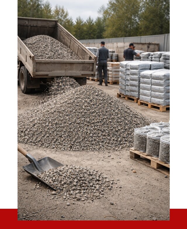 Гравий фракция 5-20 в Славгороде купить от 2392 р. ПРОНЕРУДСлд