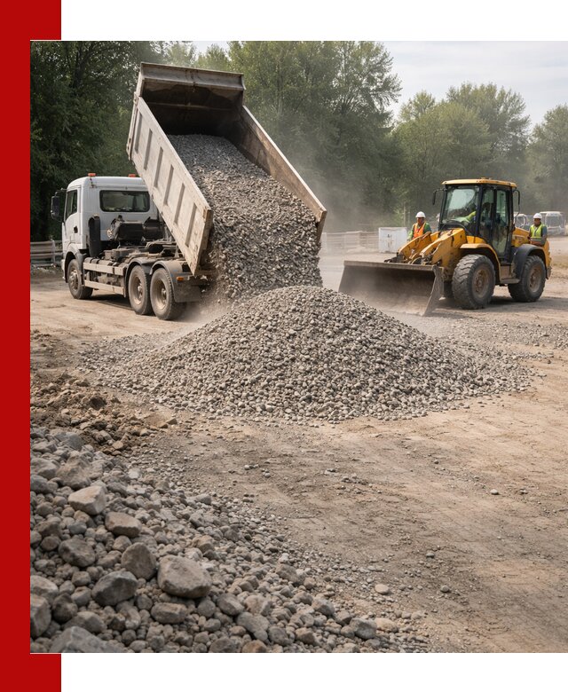 Гравий фракция 5–20 доставка в Славгороде оптом и в розницу