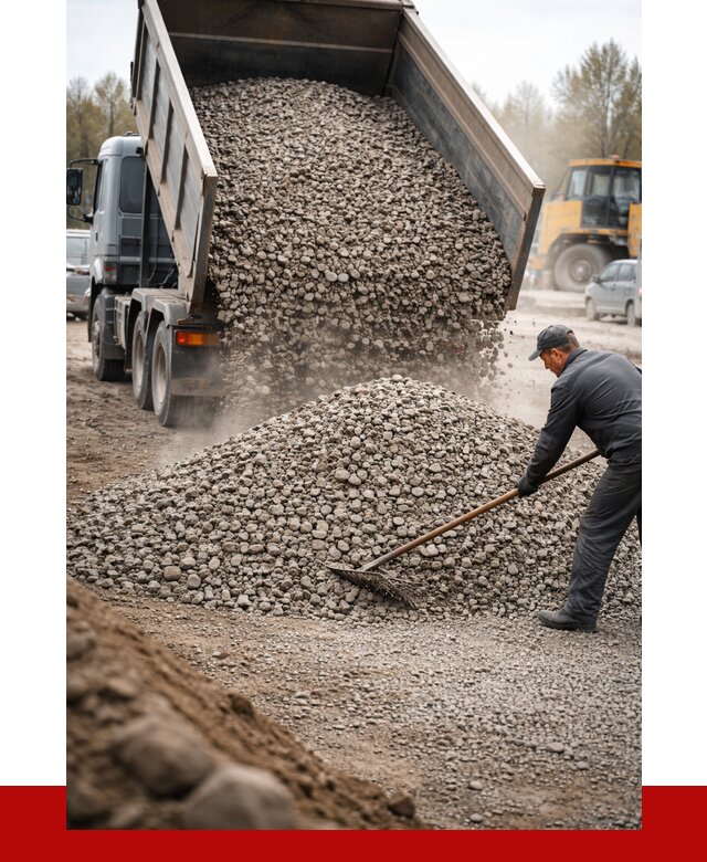 Гравий фракция 20-40 в Славгороде от 2600 р. доставка | ПРОНЕРУДСлд