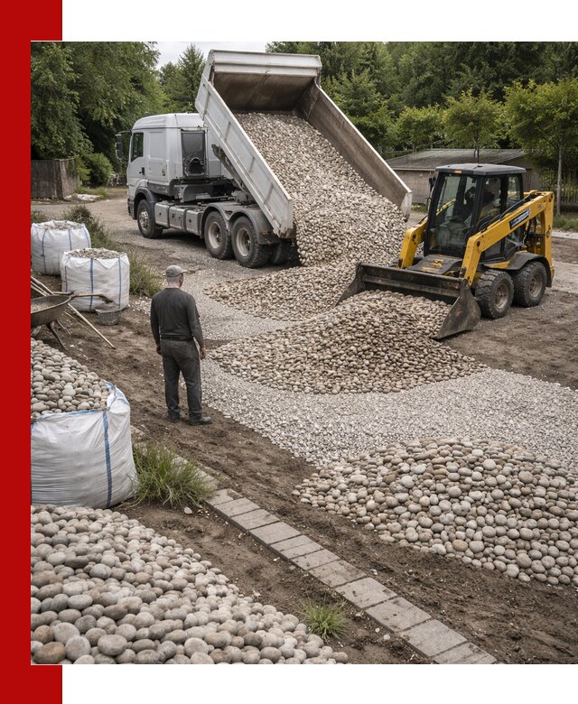 Доставка морской гальки оптом и в розницу в Славгороде