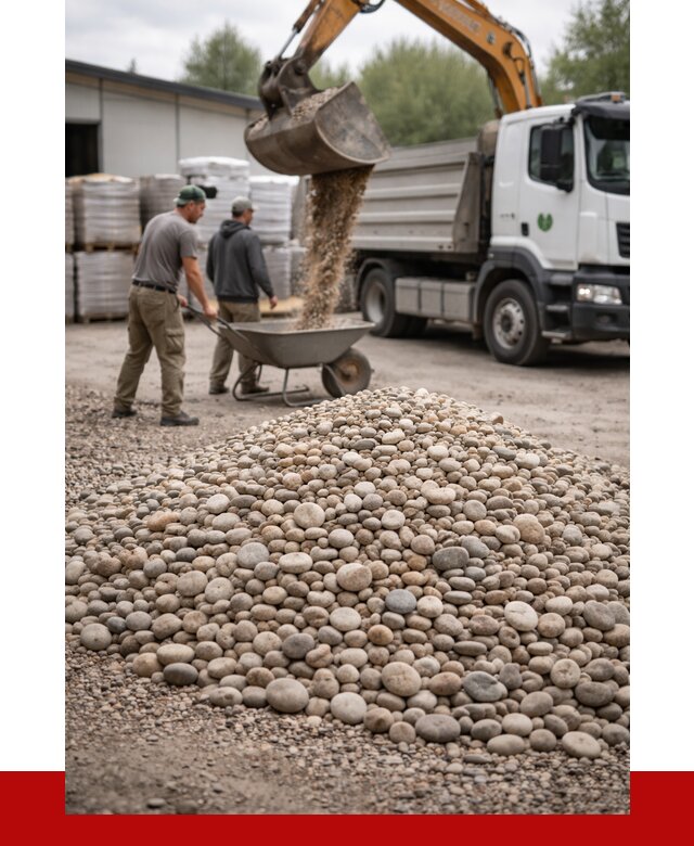 Галька декоративная в Славгороде от 3328 р. за куб | ПРОНЕРУДСлд