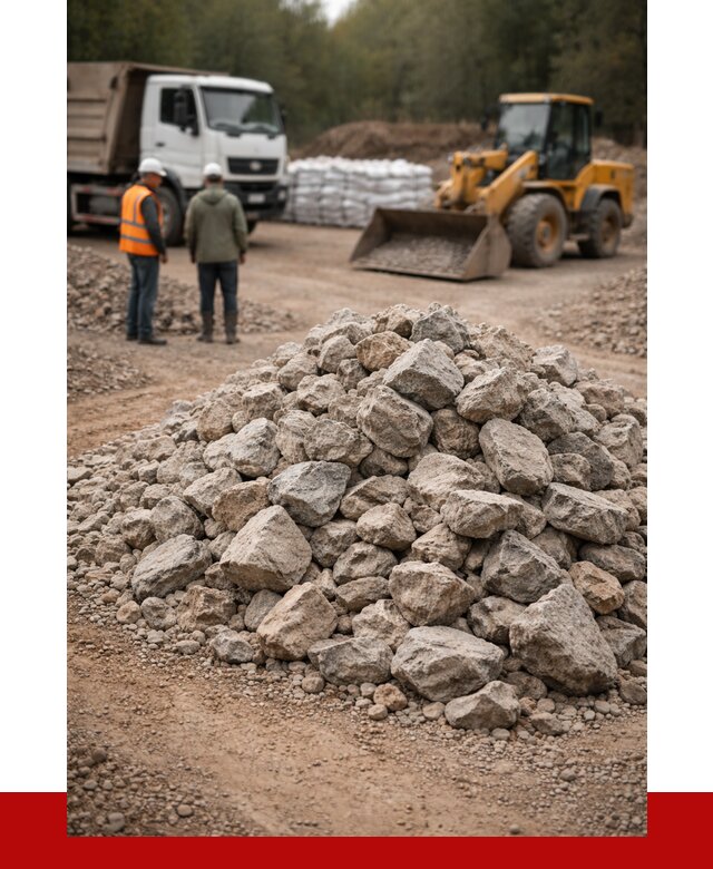 Купить бутовый камень с доставкой в Славгороде от 2392 р. | ПРОНЕРУДСлд