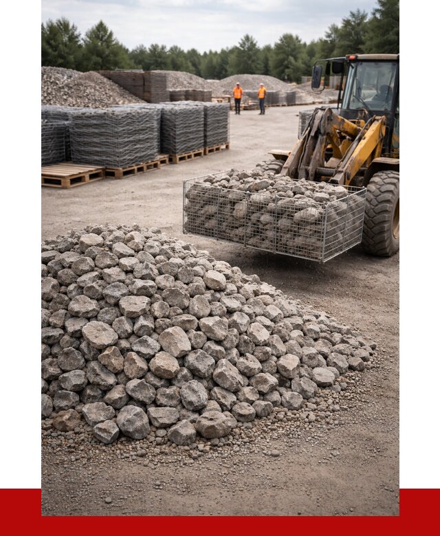 Камень для габионов фракция 70-150 в Славгороде от 4368 р. | ПРОНЕРУДСлд