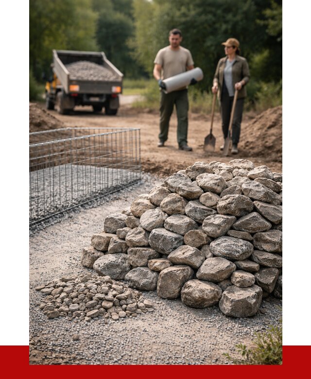 Камень для габионов фракция 100-200 в Славгороде от 4992 р. | ПРОНЕРУДСлд