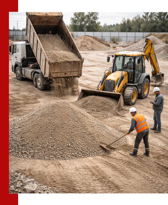 Поставка и доставка ПГС С4 в мешках и самосвалах в Славгороде