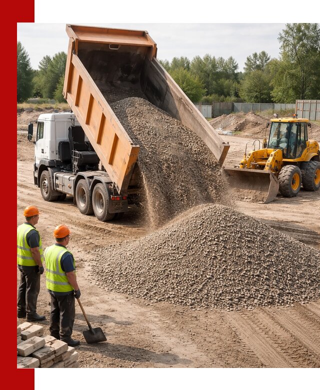 Доставка щебёночно-песчаной смеси ЩПС С7 в Славгороде