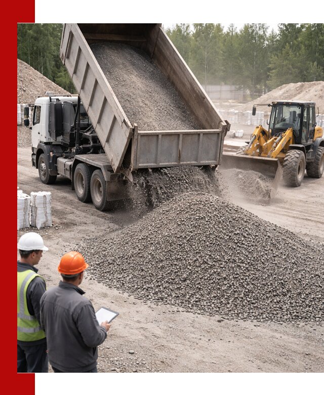 Доставка и продажа гранитного отсева 0-10 в Славгороде