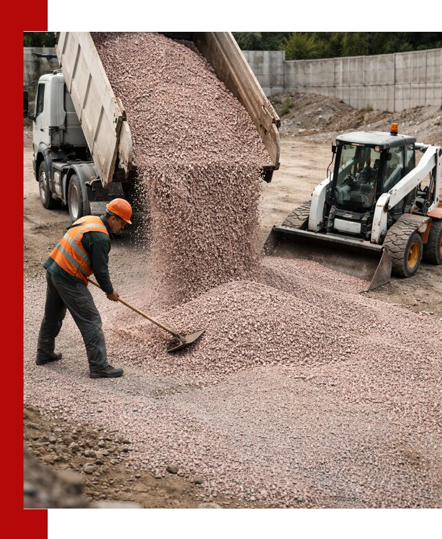 Крошка розовый гранит с доставкой в Славгороде от производителя