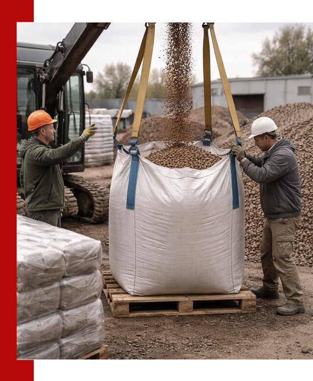 Керамзит в биг-бегах с доставкой в Славгороде