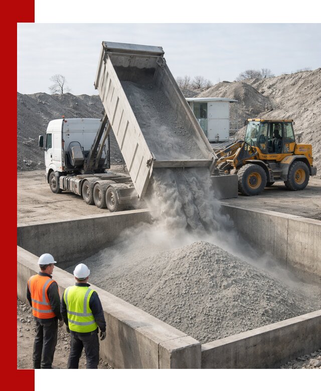 Доставка цемента навалом в Славгороде крупными партиями