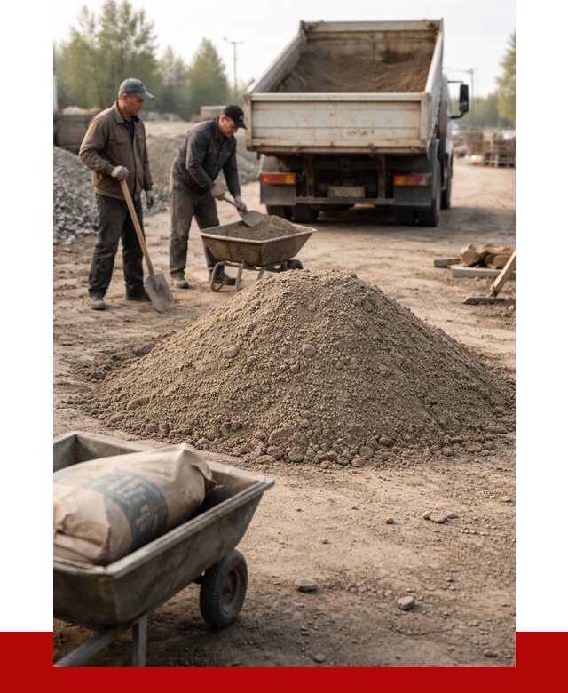 Цементно-песчаная смесь М150 в Славгороде от 4888 р. | ПРОНЕРУДСлд