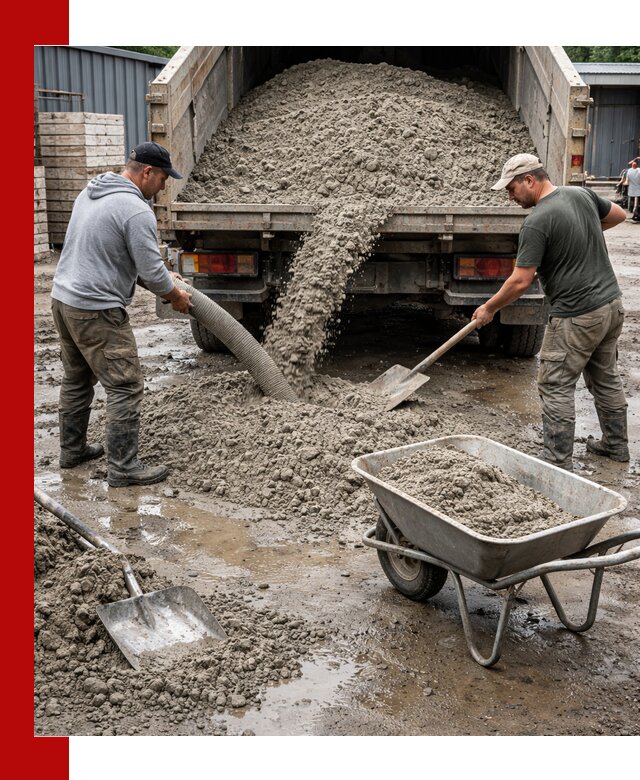 Цементно-песчаная смесь М150 доставка в Славгороде