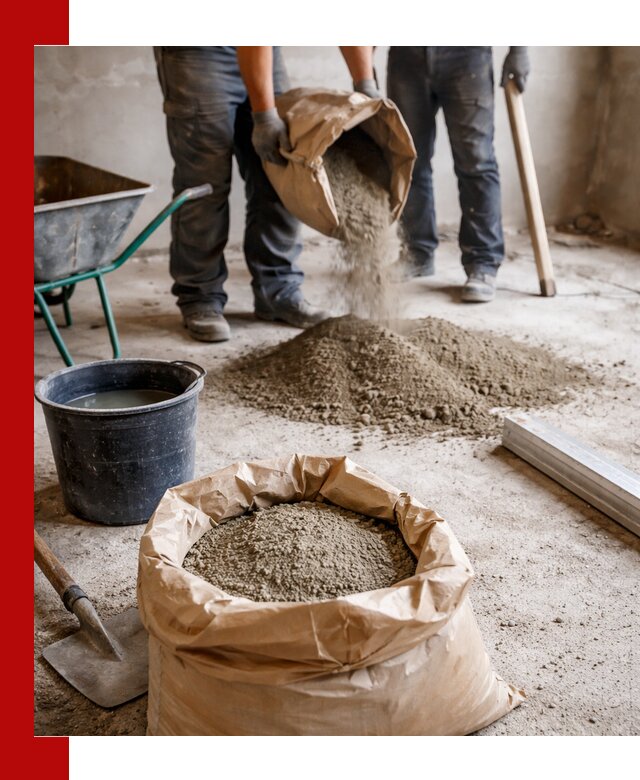 Доставка сухой смеси для стяжки в Славгороде