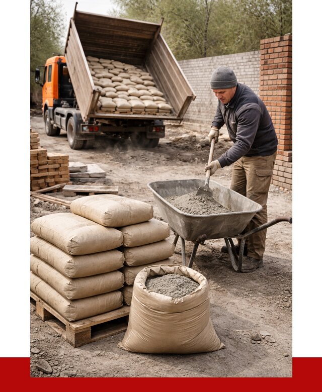 Купить сухую смесь для кладки в Славгороде от 1248 р. | ПРОНЕРУДСлд