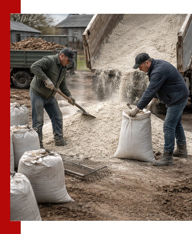 Доставка извести пушонки в Славгороде оптом и мелким оптом