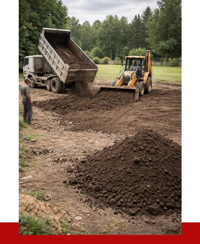 Грунт для выравнивания участка в Славгороде от 1248 р. | ПРОНЕРУДСлд