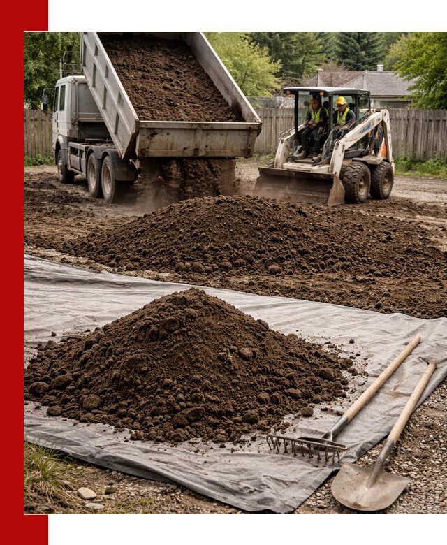 Грунт для отсыпки участка с доставкой в Славгороде