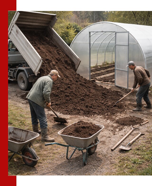 Грунт для теплицы с доставкой в Славгороде — плодородный субстрат под растения