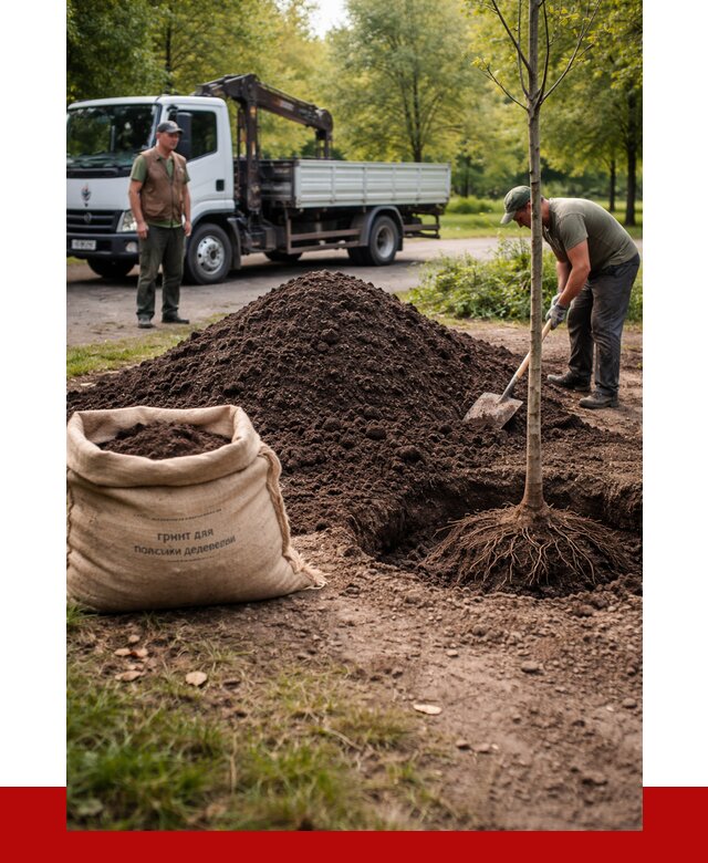 Грунт для посадки деревьев в Славгороде от 1248 р. | ПРОНЕРУДСлд