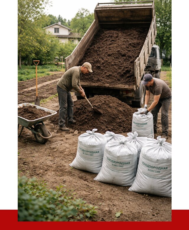 Плодородная смесь в Славгороде от 4368 р./куб с доставкой | ПРОНЕРУДСлд